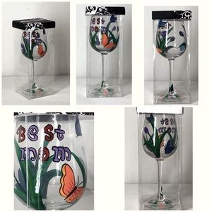 🛍”Best Mom” Wine Goblet &/or Tealight Holder